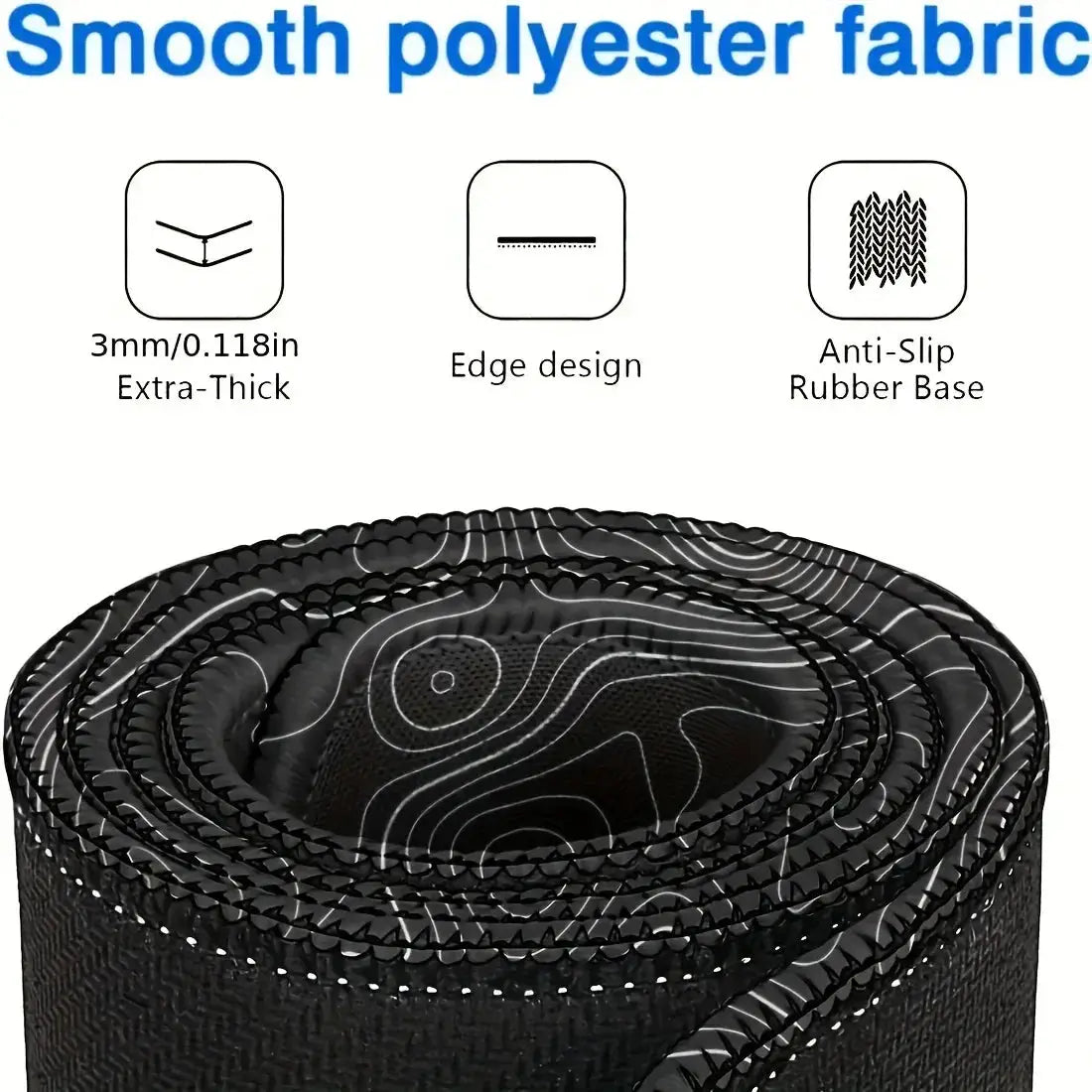 Large Non Slip Rubber Gaming Mouse Pad For Desk Carpet