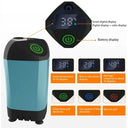 Smart Camping Shower with Temp Display