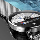 Business Mens Watch - Auto Date Steel Quartz Gift