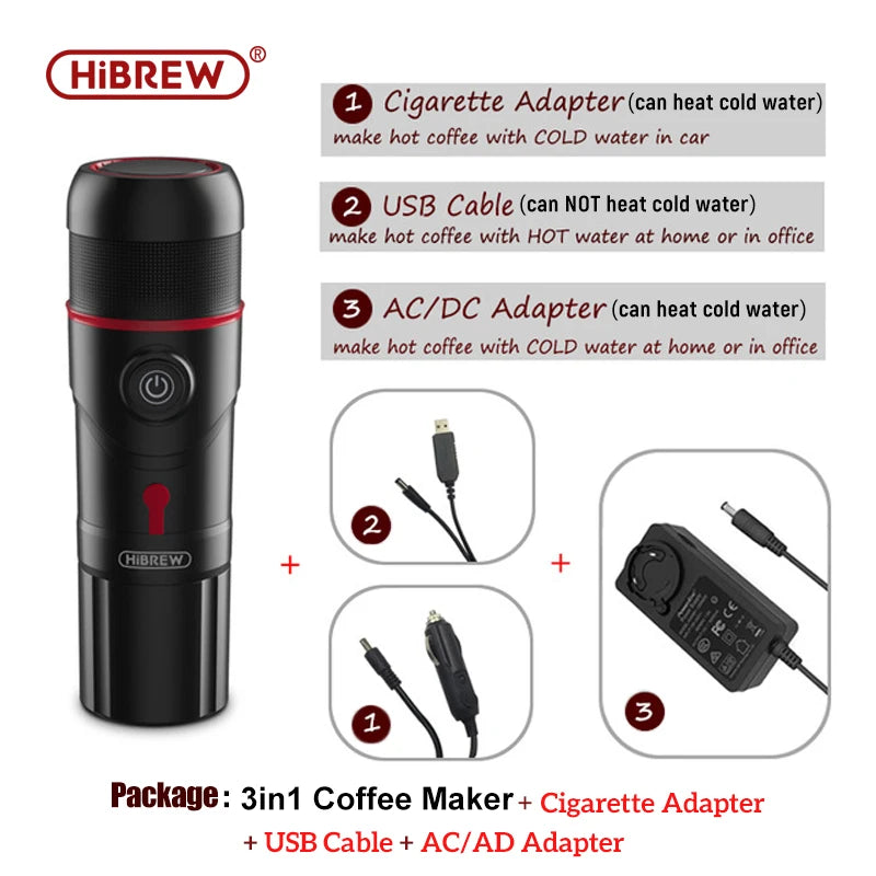 HiBREW Portable Coffee Machine for Car & espresso Coffee Maker Expresso — product view 11