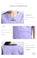 Annuo Elastic Dental Women's Clothing Surgical Gown for Comfort