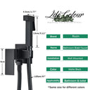 Rozin Chrome Bathroom Bidet Faucet High Pressure Mixer Crane