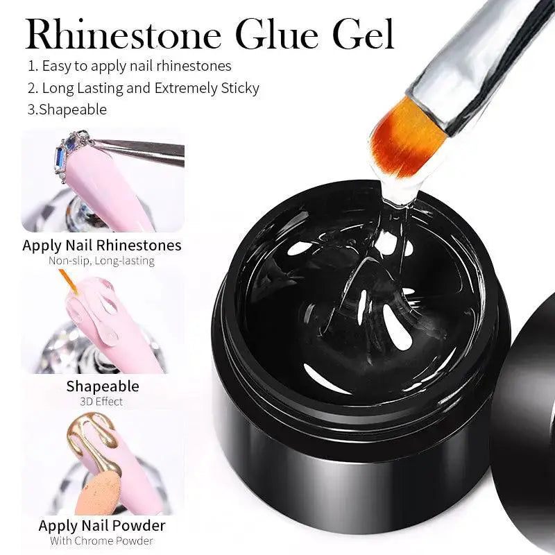 Nail Art Rhinestone Adhesive Precision UV Glue for Nails