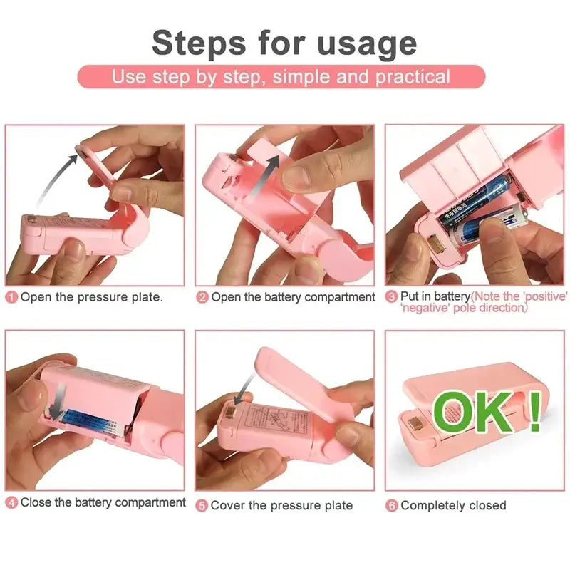 Mini Heat Bag Sealing Machine Portable Bag Sealer Bags - OurLum.com