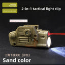 Portable Red Laser Led Rail Flashlight