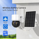 Solar-Powered Outdoor Security Camera with Smart Detection