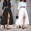 Stylish Split Party Dress Elevate Your Office Look Today