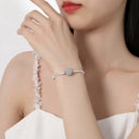 Sterling Silver Bracelet Bangles Love