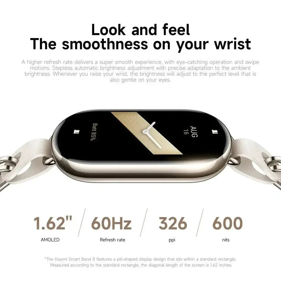 Mi Band 8 Smart Fitness Tracker With Health Monitoring
