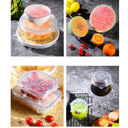 Reusable Silicone Stretch Lids for Airtight Food Storage