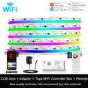 Addressable COB RGBIC LED Strip 1-10m WS2811 12V/24V Dream Color Lights