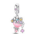 Sterling Silver Charm Beads Mask