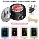 200CC Wax Heater Warmer Hair Removal Machine For Hand Foot Body SPA Epilator Paraffin Wax Pot +Wax Beans + Wood Sticks