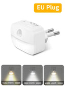 Motion Sensor Night Light - 3 Mode Auto Plug In