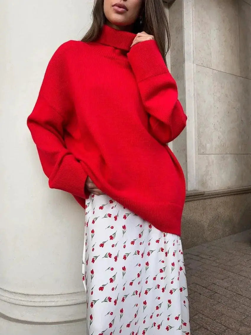 Elegant Slim Print Skirt High Waist Fashion For Women
