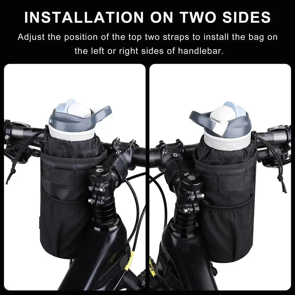 Rhinowalk Bike Bottle Holder Cycling Water Bottle Carrier Pouch Insulated Kettle MTB Road Bicycle Handlebar Bag Accessories