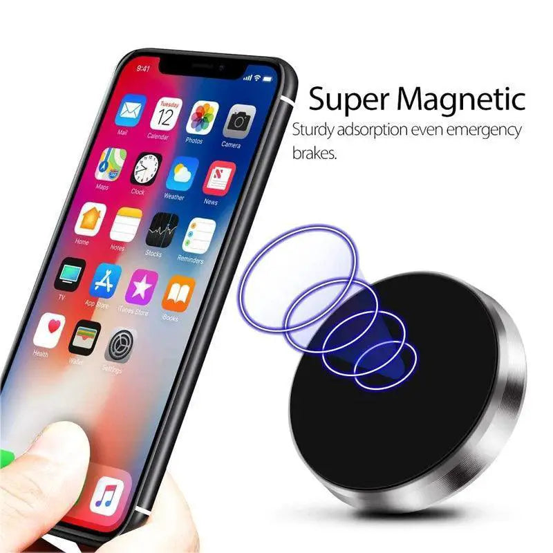 Magnetic Phone Mount for Secure Hold iPhone and Samsung