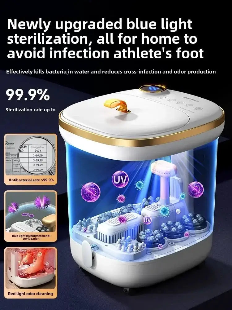 Fully Automatic Steamed Constant Temp Massage Foot Bath Tub Household Foot Care
