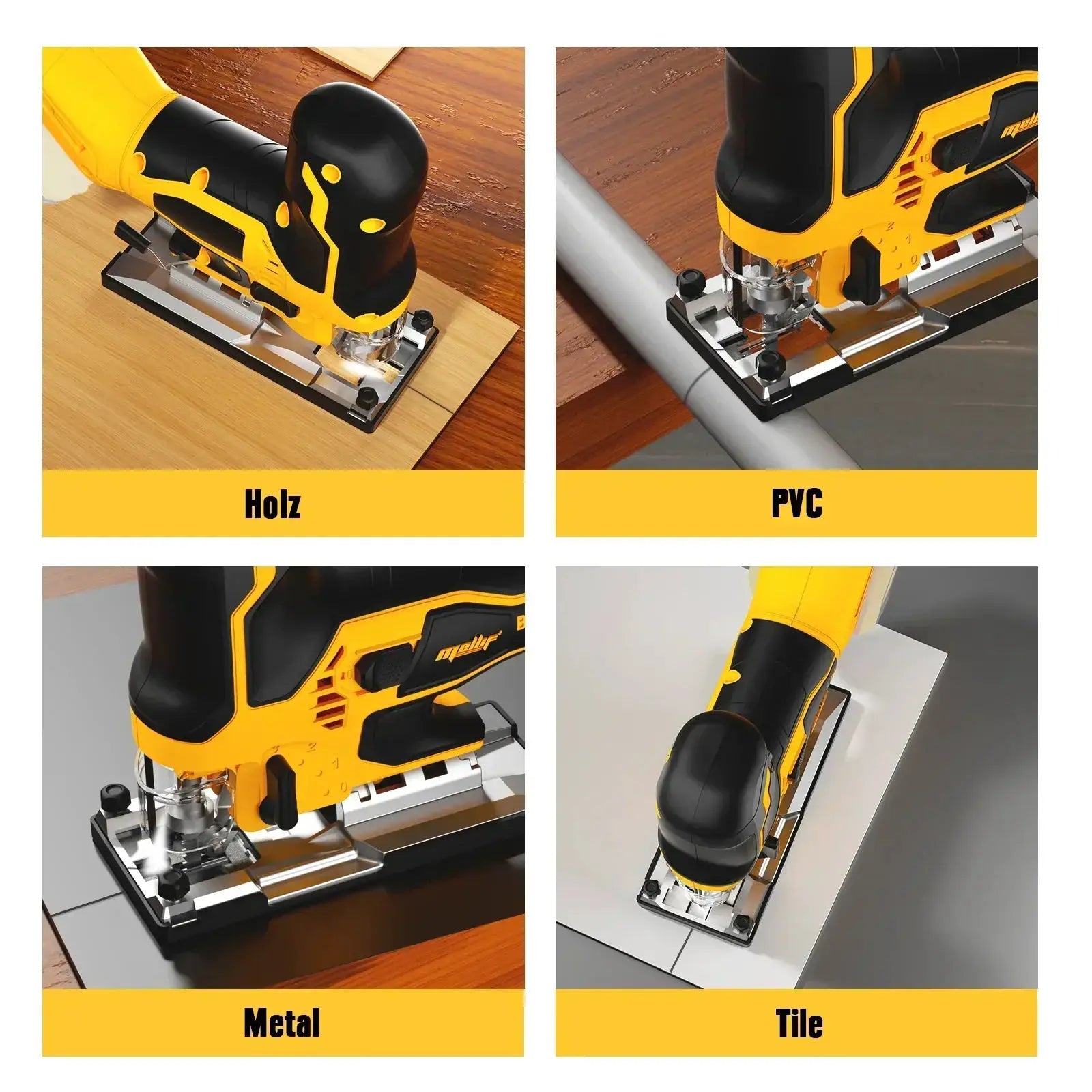 Mellif Cordless Jig Saw 18V 20V Max Tool Performance