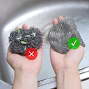 Steel Wire Cleaning Cloth Eco-Friendly Kitchen Essential Tool