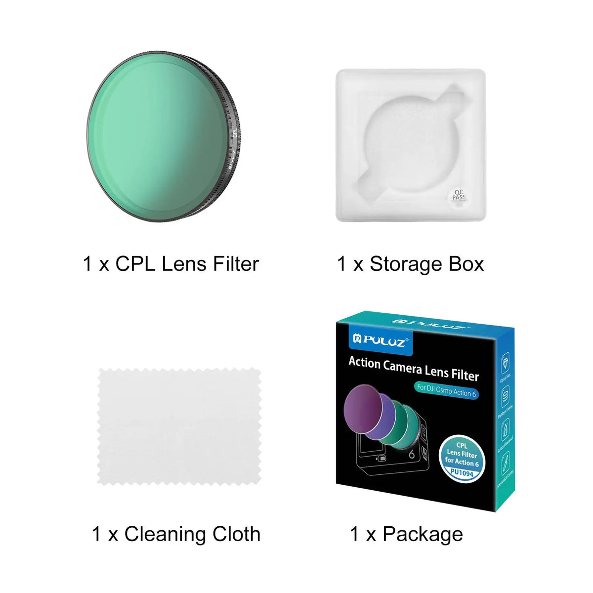 Puluz Optical Glass Camera Filter