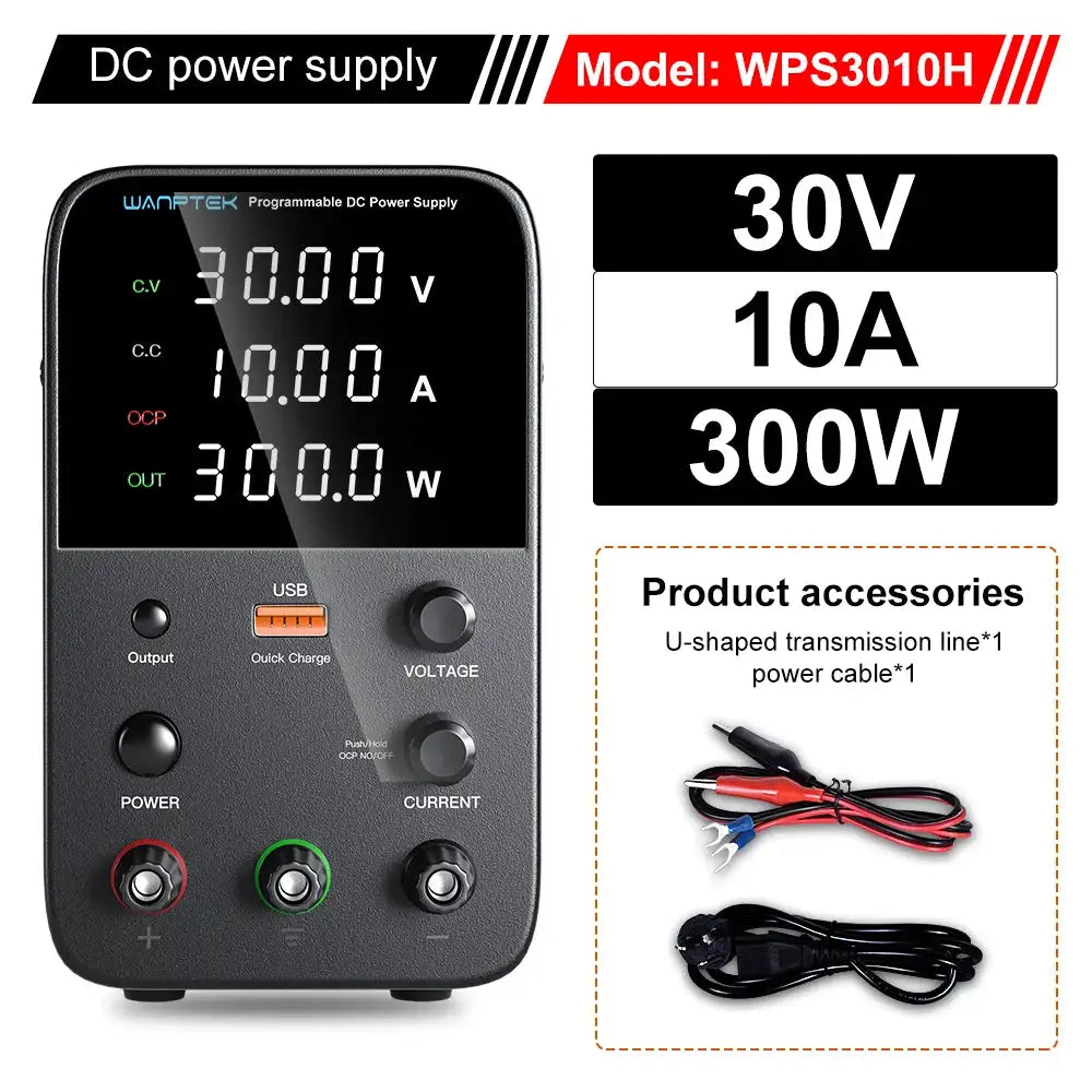 Adjustable DC Bench Power Supply for Electronics — product view 10