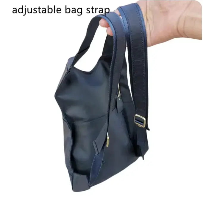 Anti-Theft Leather Backpack for Work — product view 9