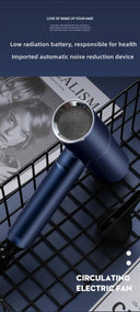 Professional Hair Dryer High Power Blue Light