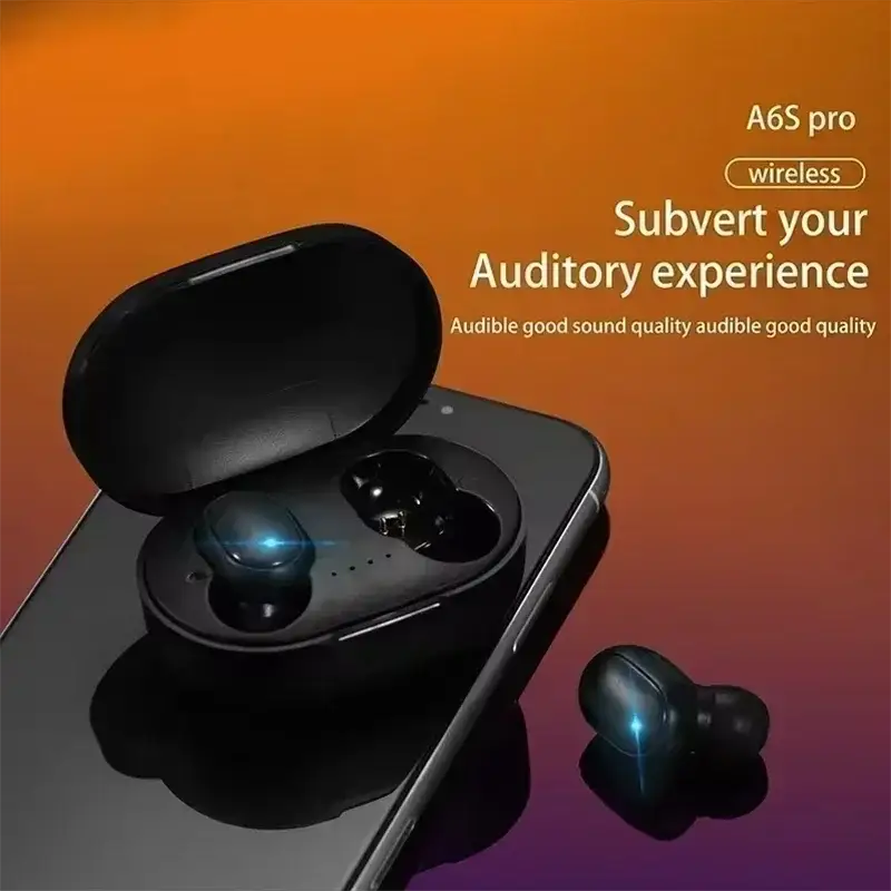 Original A6S TWS Wireless Earphones for Xiaomi iPhone Lenovo