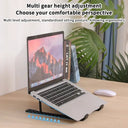 Foldable Laptop Cooling Base - 1 Fan Stand