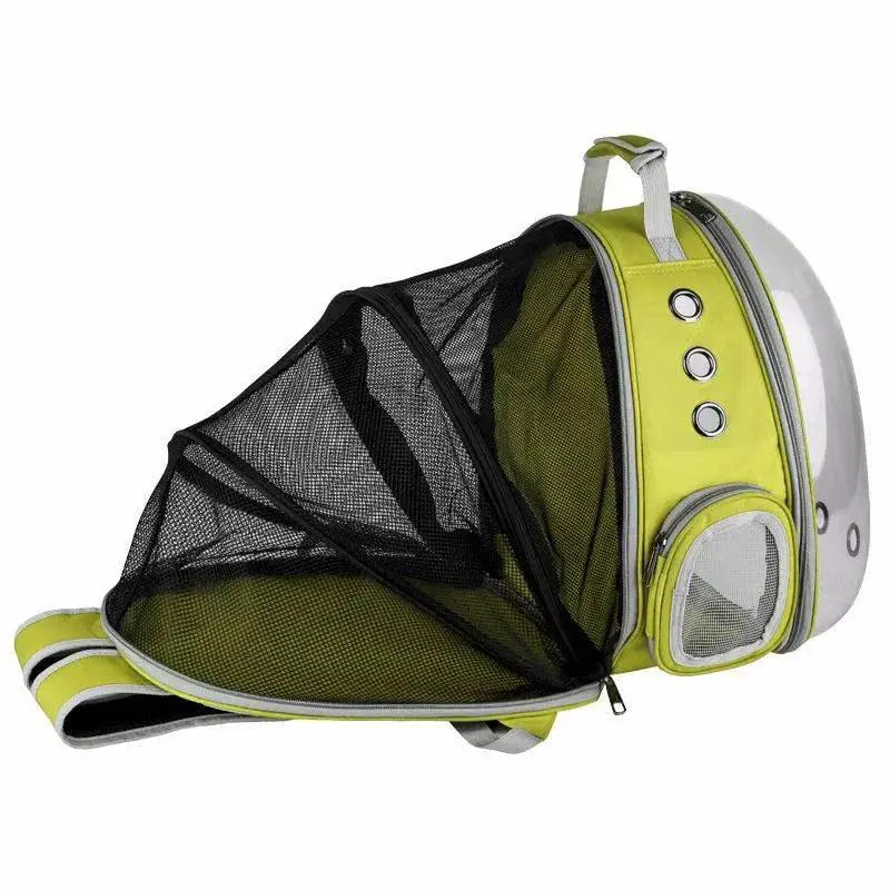 Breathable Bubble Space Carrier for Pets — F B E Black