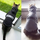 Security Cat Jacket Fashionable Warm Pet Clothing for Pets