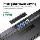 UGREEN Wireless Keyboard and Mouse Set with English Russian Keycaps