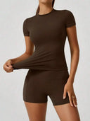 Women Yoga Butt Lifting Shorts High Waist Control