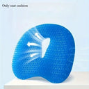 Gel U Shaped Seat Cushion for Long Sitting Ergonomic Comfort Chair Pad