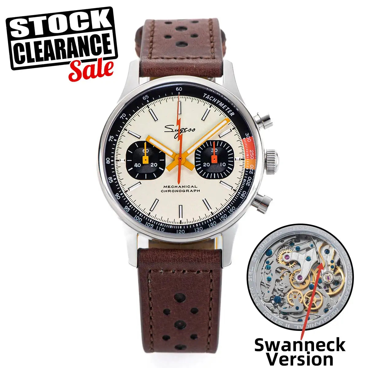 Sugess Aviation Chronograph Watch — product image 1