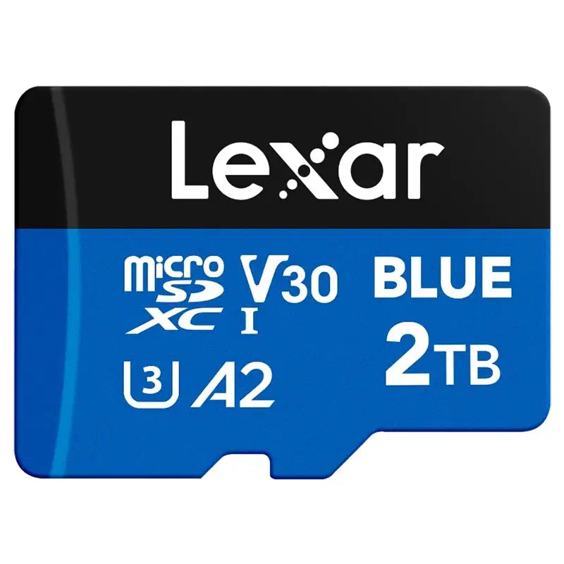 Original Lexar BLUE MicroSDXC UHS-I Card 1T 2TB A2 V30 Micro SD Card Max 160Mb/s Memory Card for Switch Tablet Dash Cam Flash TF