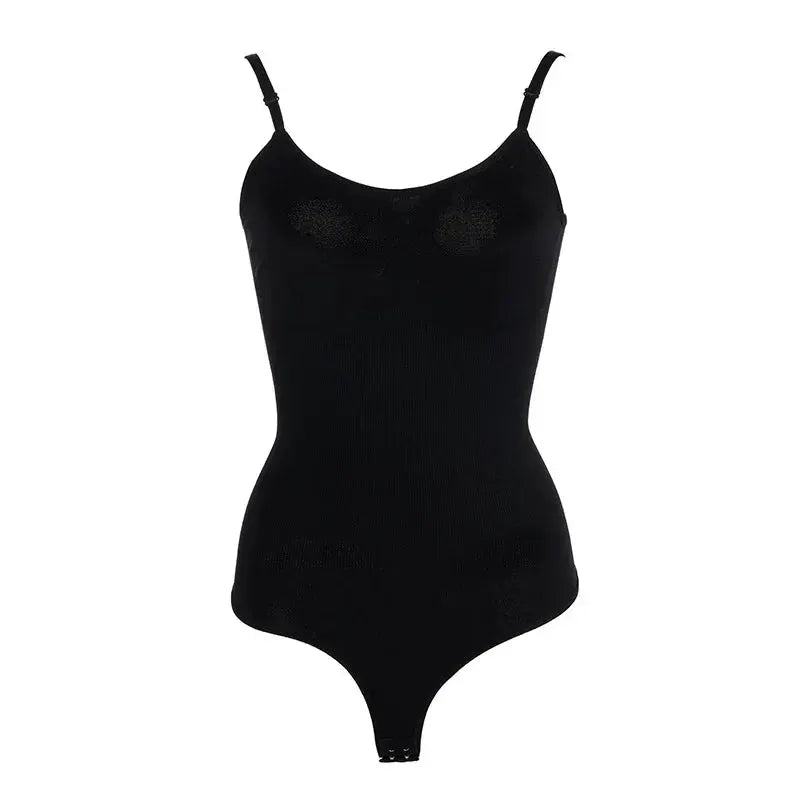 OWEQ Womens Tummy Control Thong Bodysuit For All Day Comfort