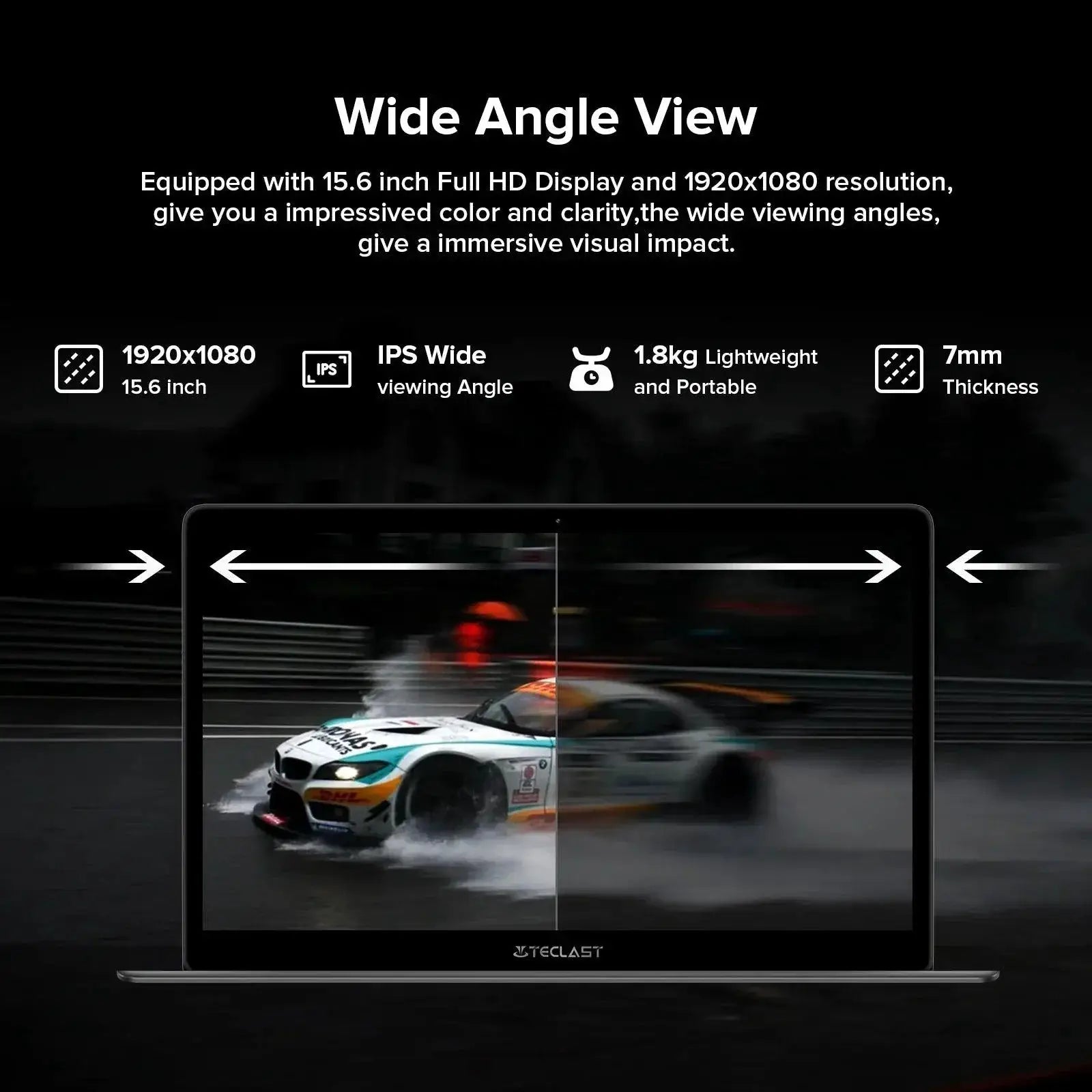 F15S Laptop 15.6 Inch Full HD Display For Work Efficiency