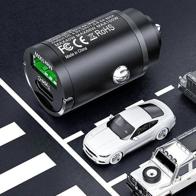 PD Fast Car Charger Dual Chips For iPhone Samsung Huawei