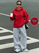 Long Sleeve Winter Hooded Sweatshirt