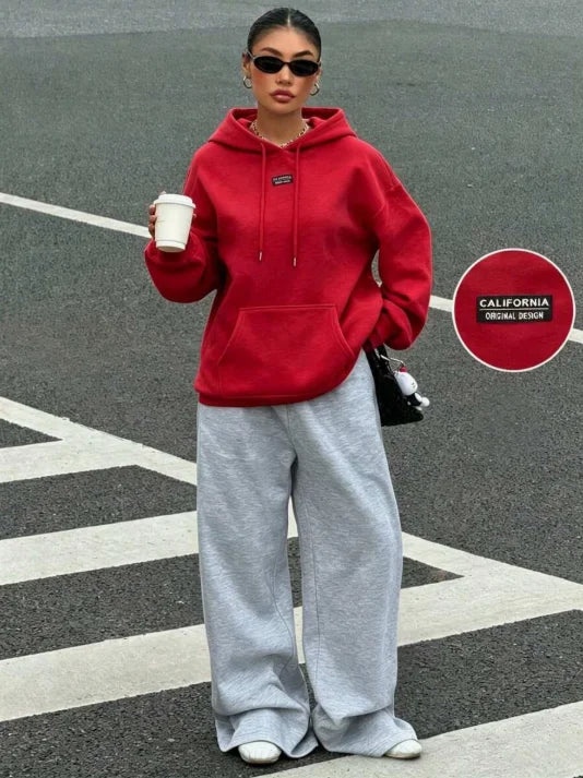 Long Sleeve Winter Hooded Sweatshirt