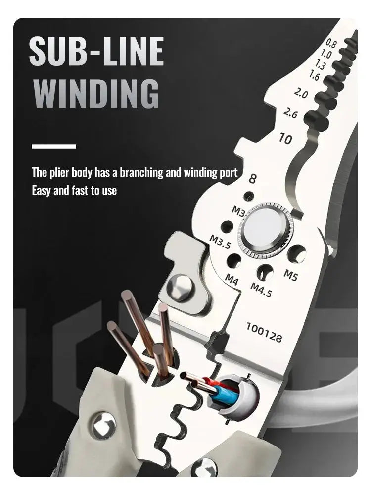 Crimper Cable Cutter Adjustable Automatic Wire Stripper Tool - OurLum.com