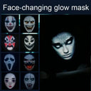 Colorful LED Carnival Mask for Parties