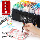 Waterproof Paint Markers Brush Tip