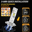 Led Headlight Bulbs Mini Wireless CSP for Car Headlamp Auto