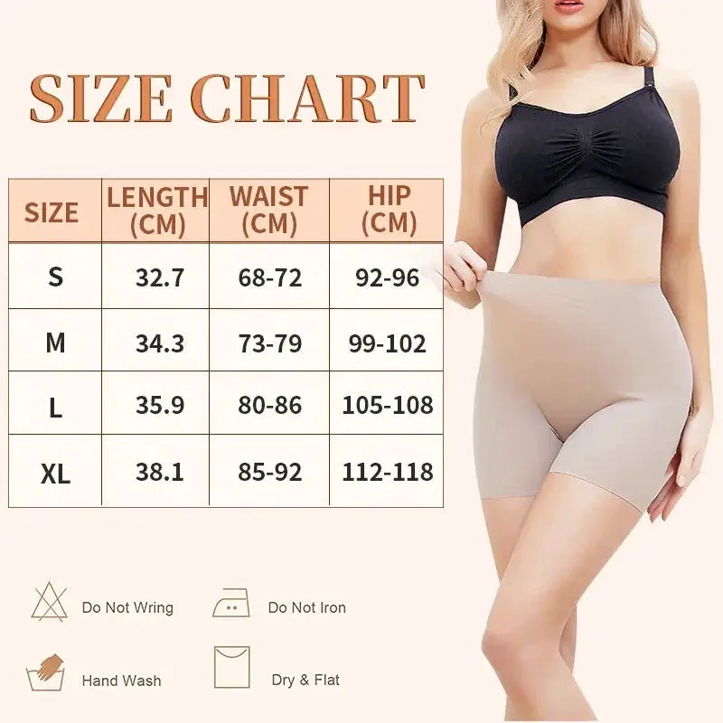 High Waist Seamless Shapewear Shorts For Women Tummy Control