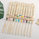 Eco-Friendly Bamboo Toothbrush Set for Gentle Oral Care