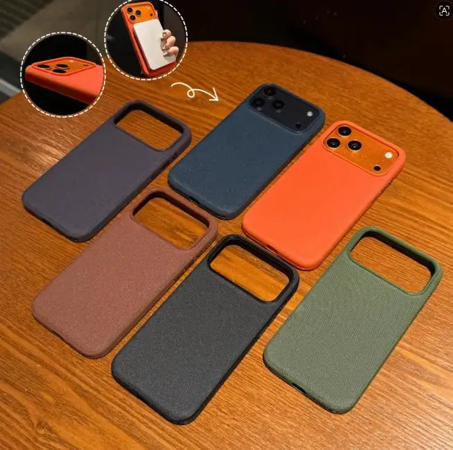 Luxury Tech Woven for Magsafe Magnetic Case for Iphone 18 17 16 15 Plus 14 13 12 11 Pro Max TechWoven Wireless Charging Cover