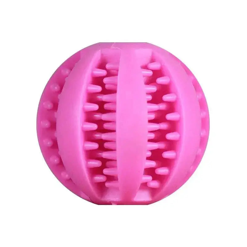 Eco Friendly Rubber Dog Dental Ball Chew Toy Snack Dispenser